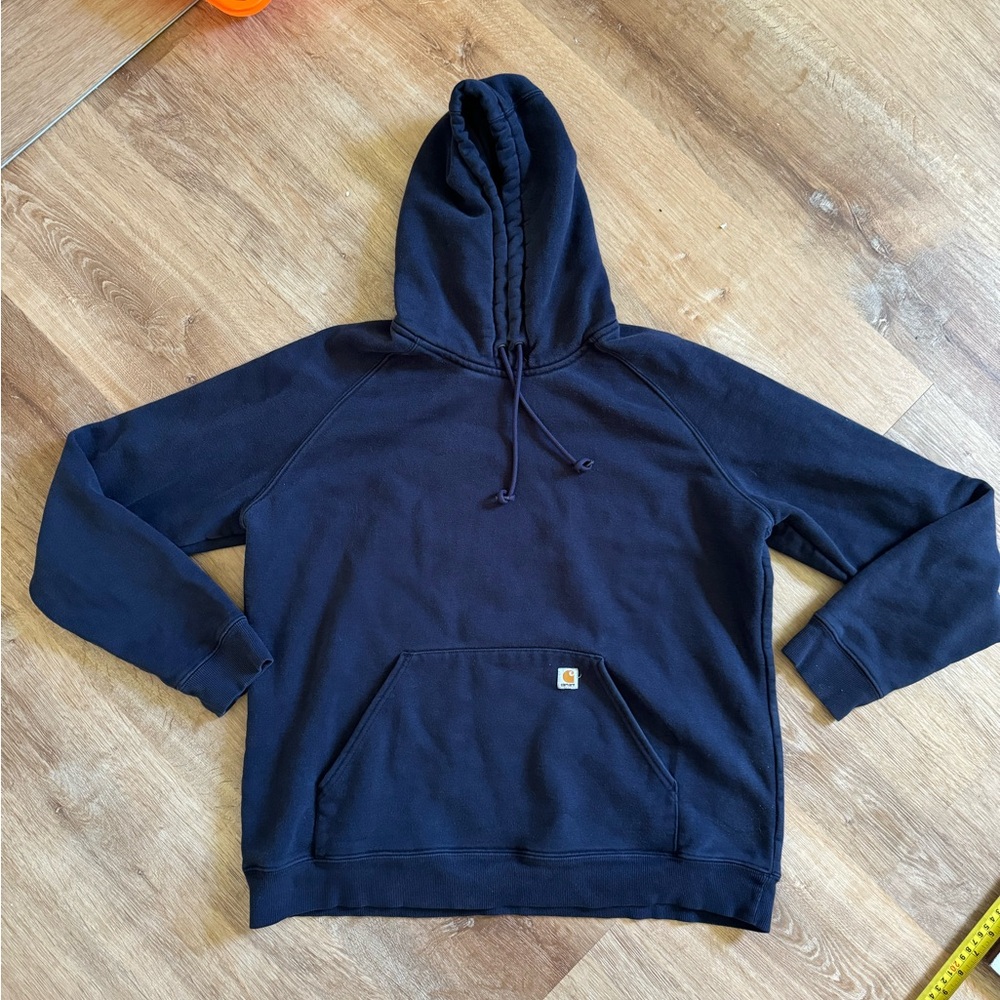 Navy Carhartt hoodie size large